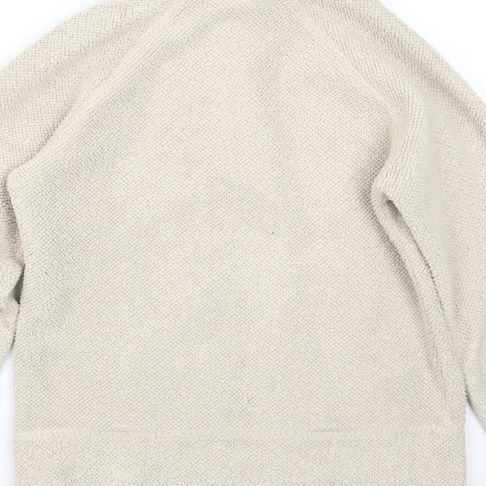 NEXT Womens Beige Collared  Polyester Pullover Jumper Size 8