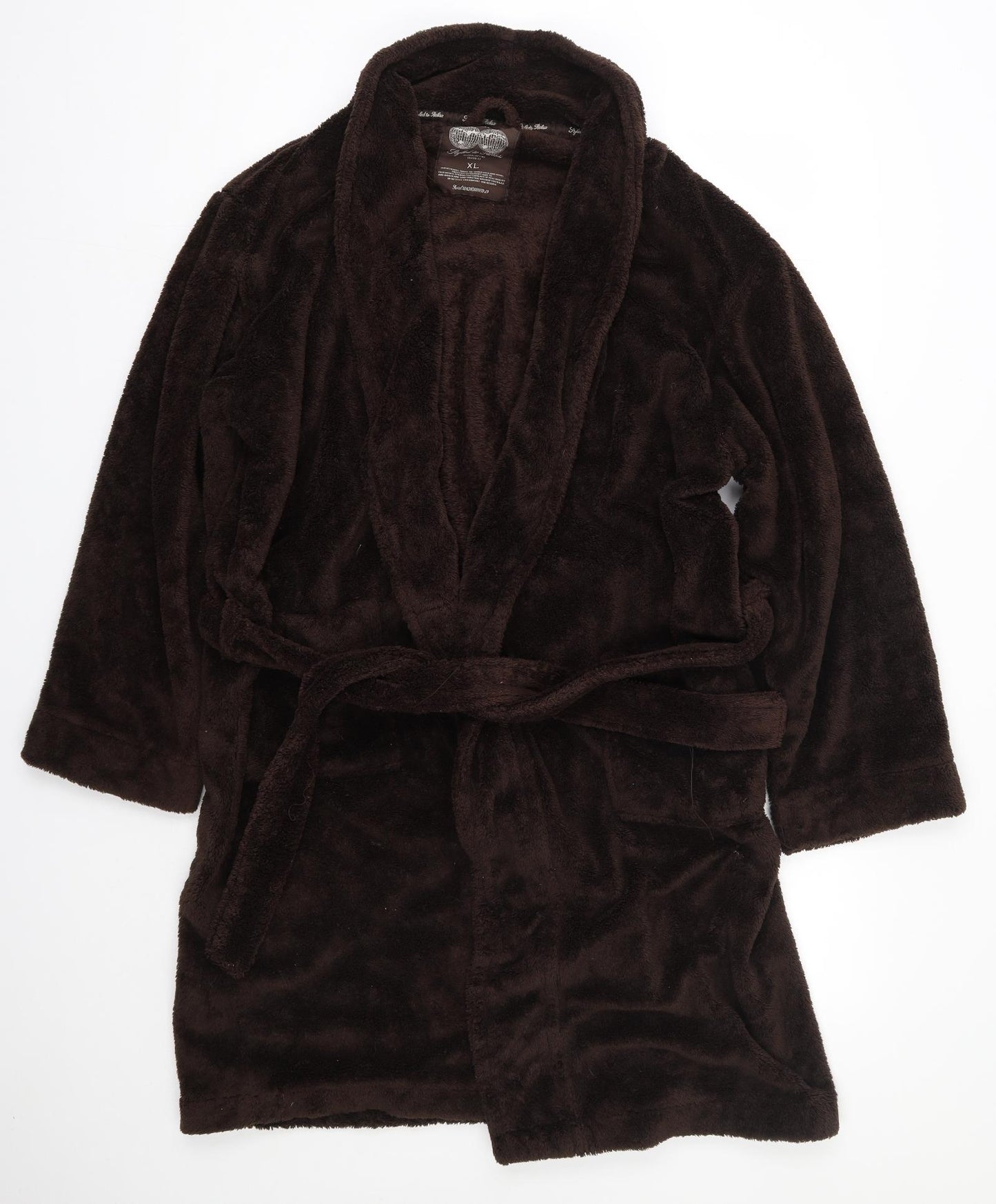 NEXT Mens Brown  Polyester  Gown Size XL  Tie