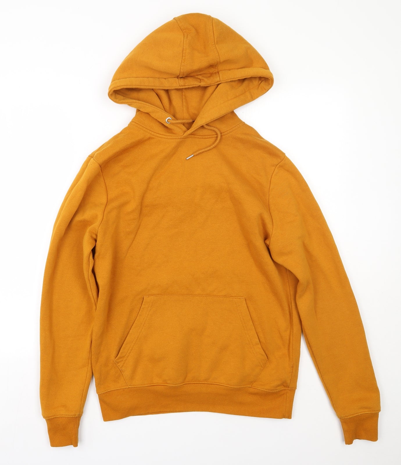 Primark Womens Yellow  Cotton Pullover Hoodie Size M