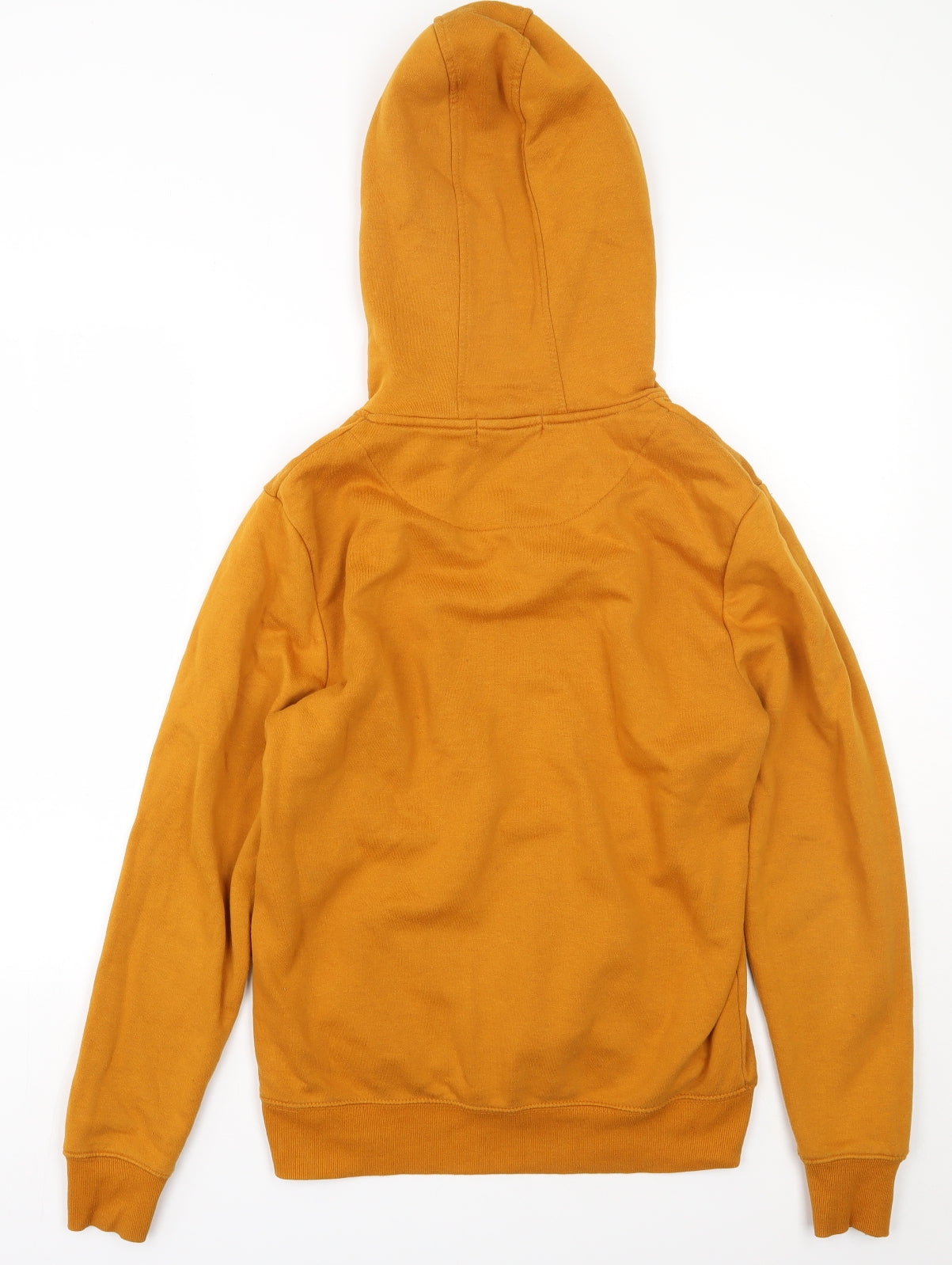 Primark Womens Yellow  Cotton Pullover Hoodie Size M