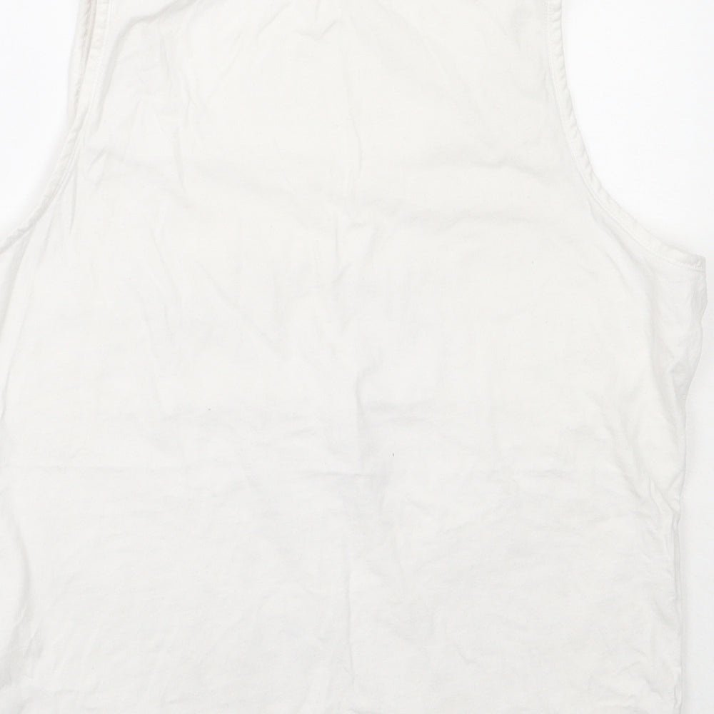 George Womens White  Cotton Top Pyjama Top Size 18   - Mickey Mouse