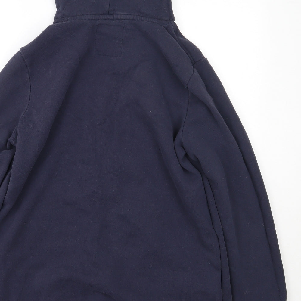 Superdry Womens Blue  Cotton Pullover Hoodie Size 16