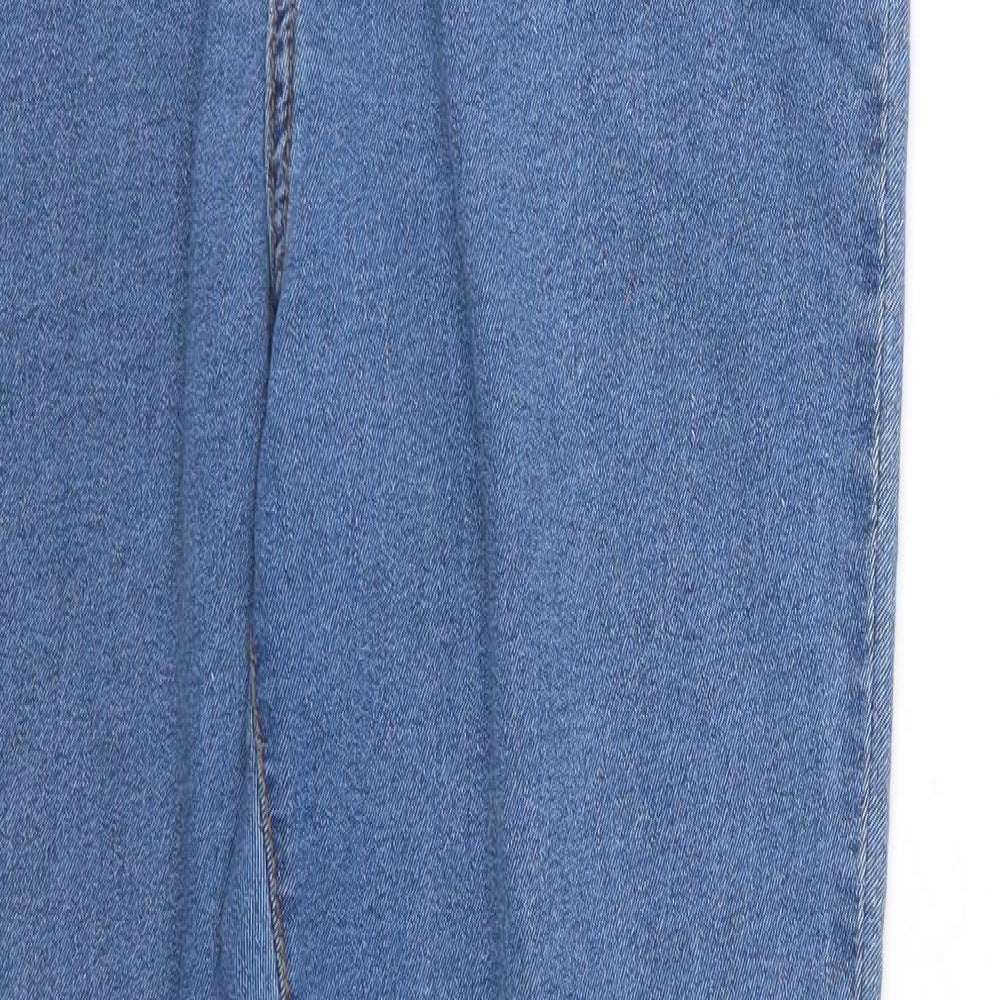 PRETTYLITTLETHING Womens Blue  Cotton Jegging Jeans Size 14 L29 in Regular