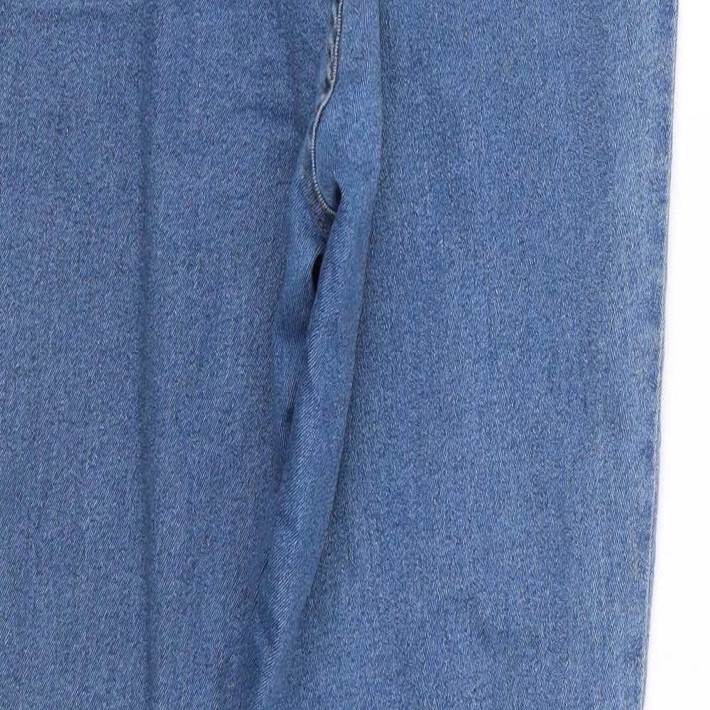 PRETTYLITTLETHING Womens Blue  Cotton Jegging Jeans Size 14 L29 in Regular