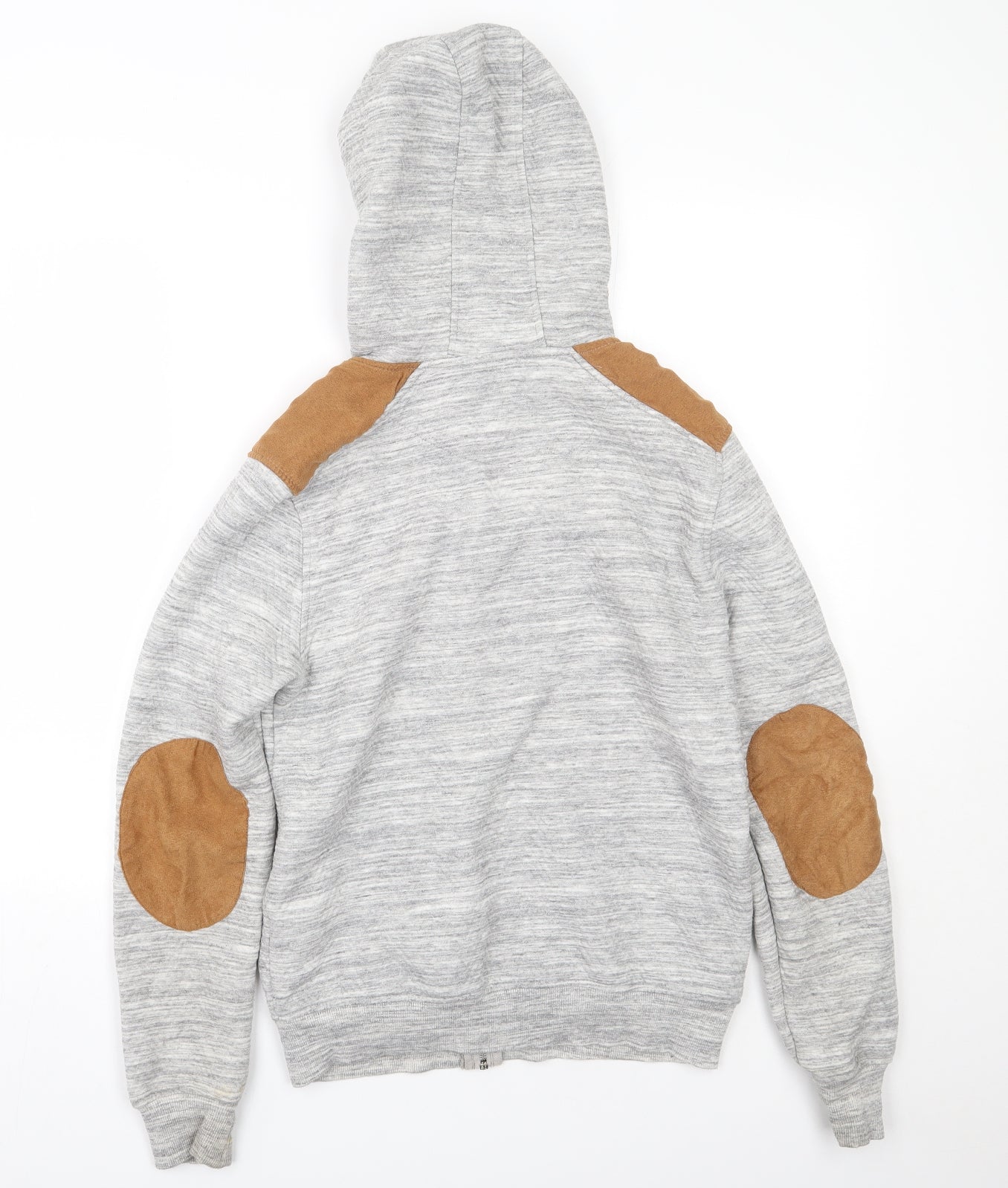 Primark Mens Grey  Cotton Full Zip Hoodie Size S