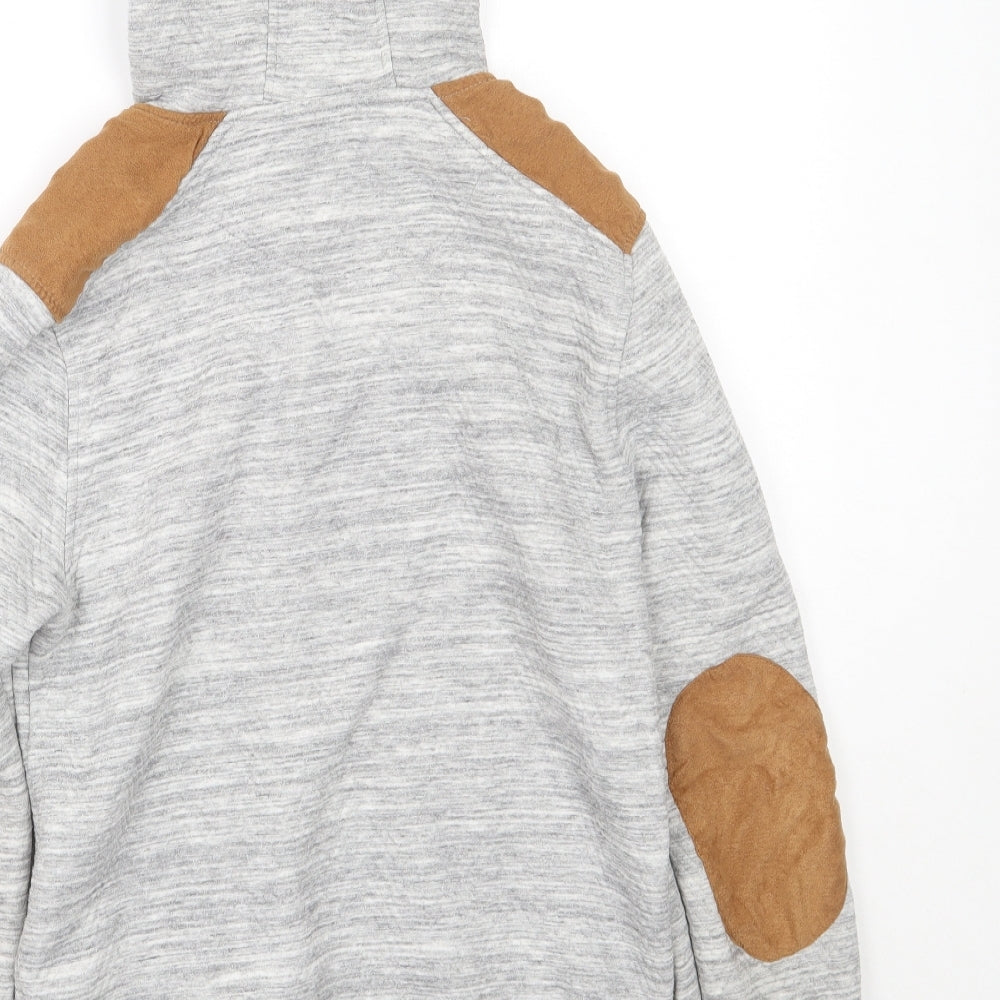 Primark Mens Grey  Cotton Full Zip Hoodie Size S