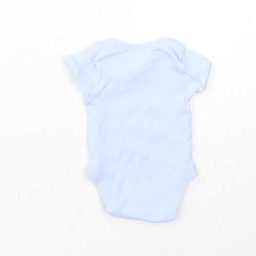 George Baby Blue  Cotton Babygrow One-Piece Size Newborn  Snap - Panda