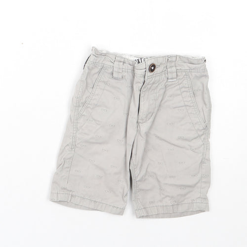 NEXT Boys Beige Spotted Cotton Chino Shorts Size 3 Years  Regular