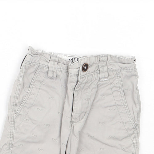 NEXT Boys Beige Spotted Cotton Chino Shorts Size 3 Years  Regular