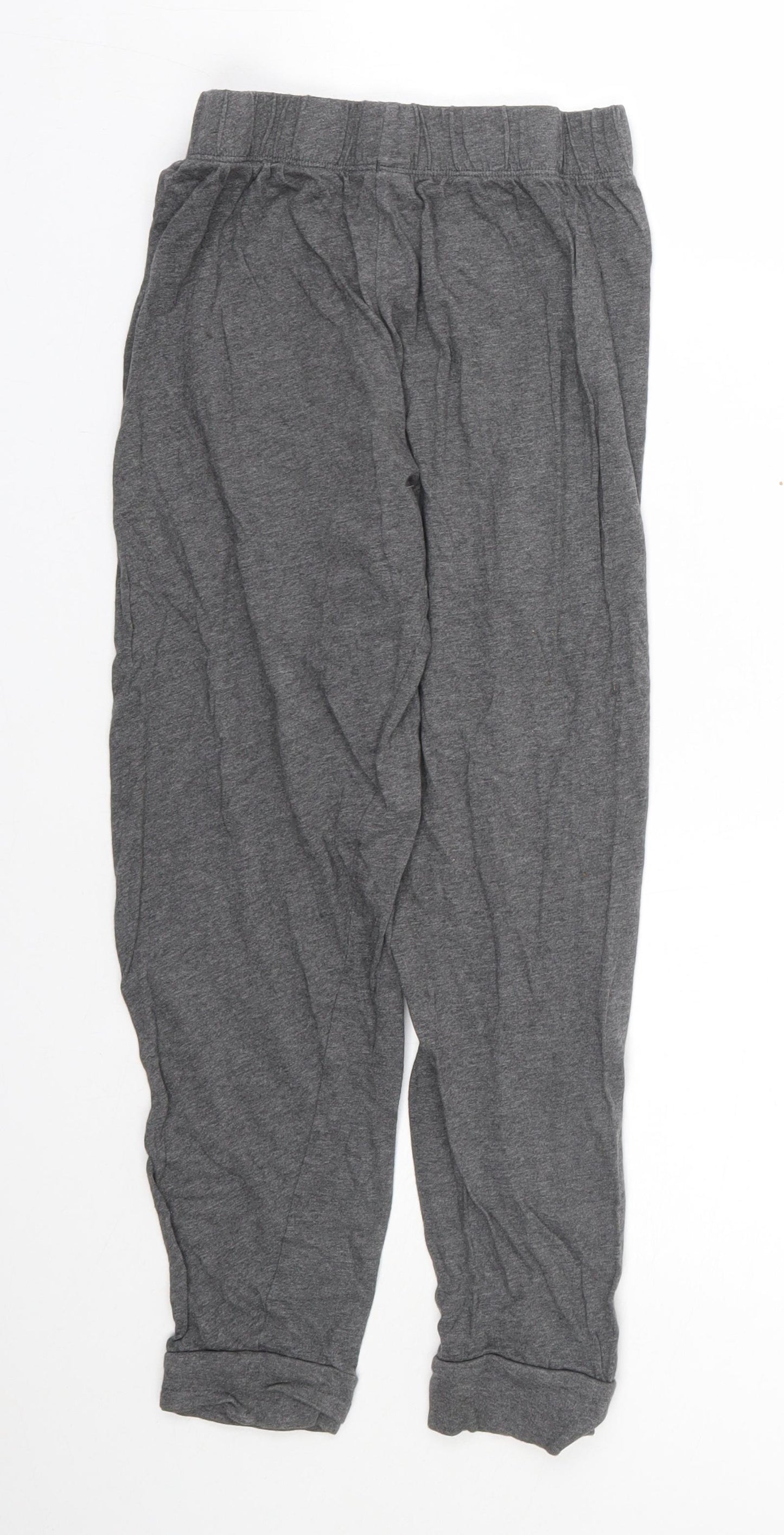 M&S Girls Grey  Cotton Jogger Trousers Size 10-11 Years  Regular