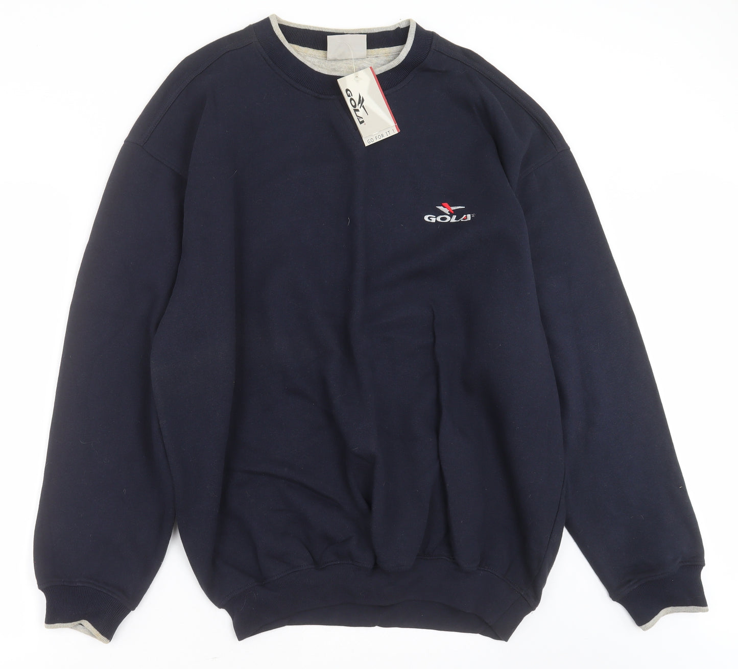 Gola Mens Blue  Cotton Pullover Sweatshirt Size XL