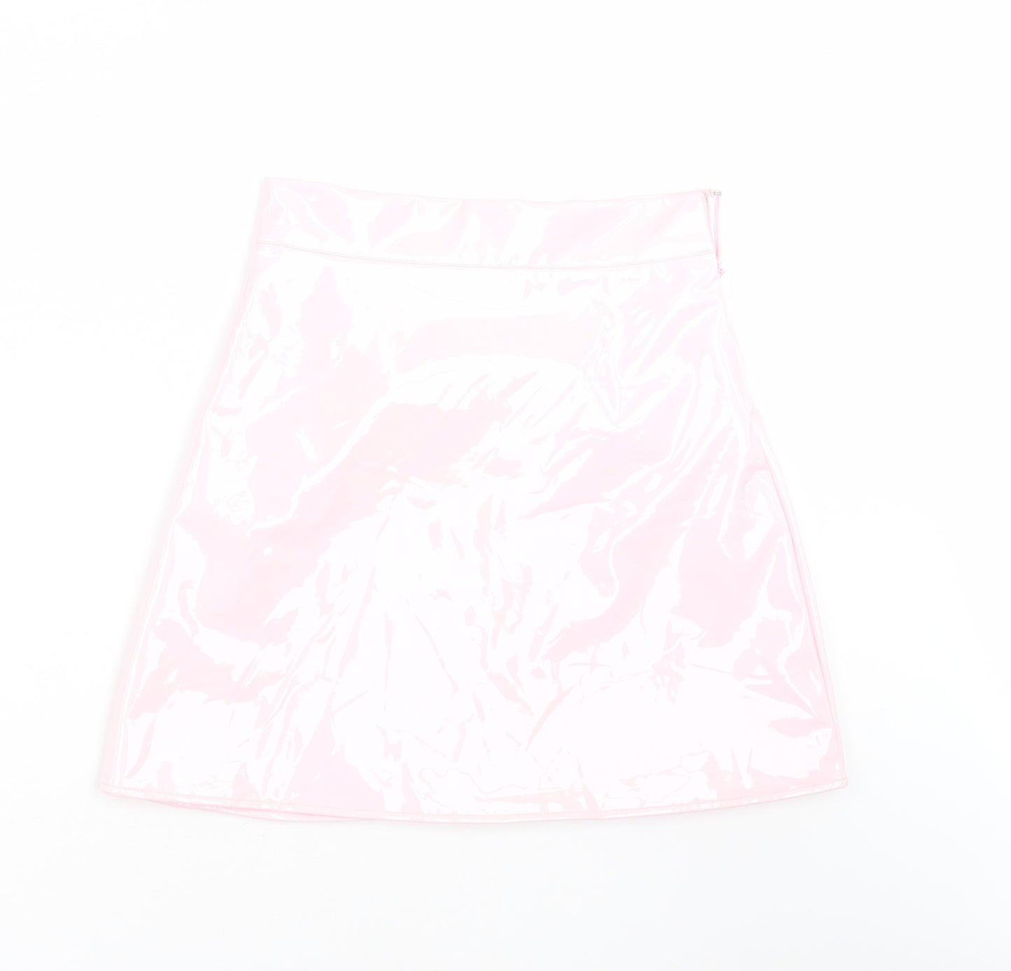 egrels Womens Pink  Polyester A-Line Skirt Size S