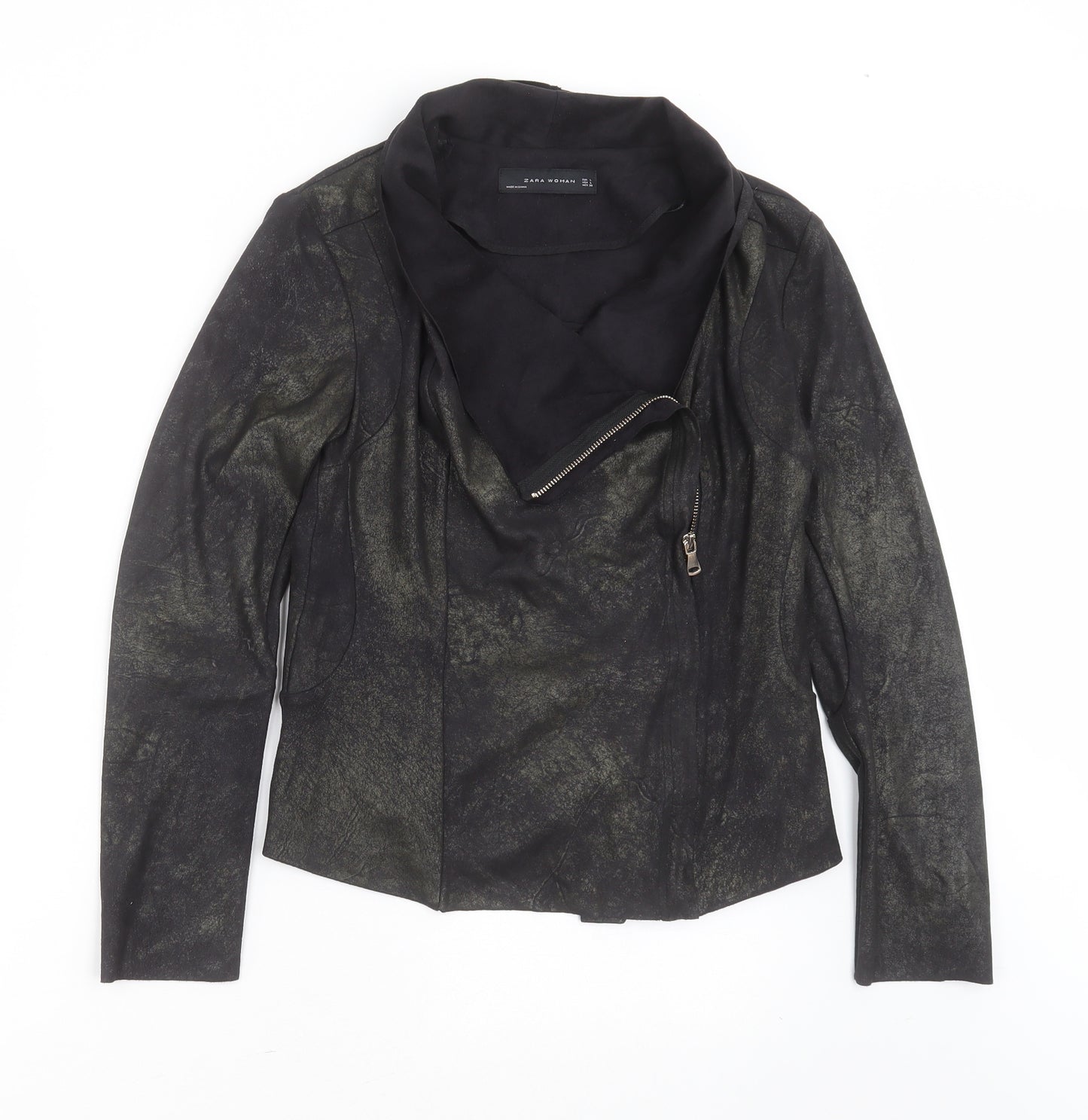 Zara Womens Black   Jacket  Size L  Zip