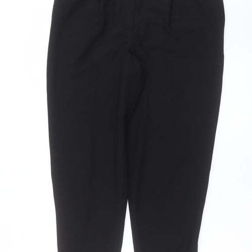 New Look Womens Black  Polyester Trousers  Size 12 L26 in Regular