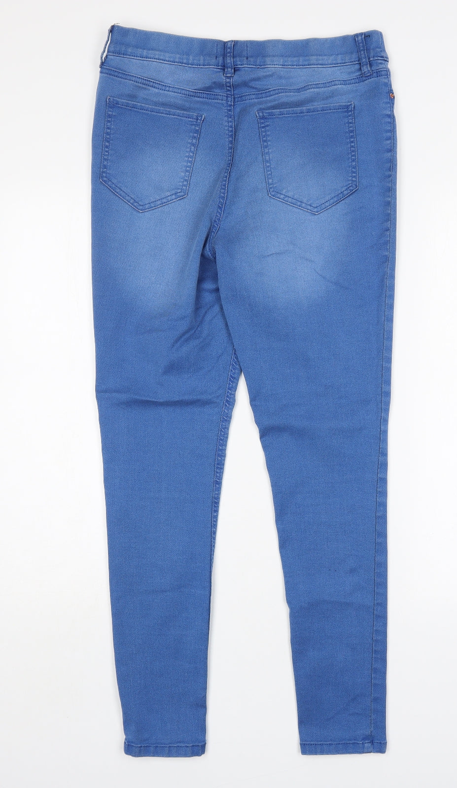 F&F Womens Blue  Cotton Jegging Jeans Size 14 L29 in Regular