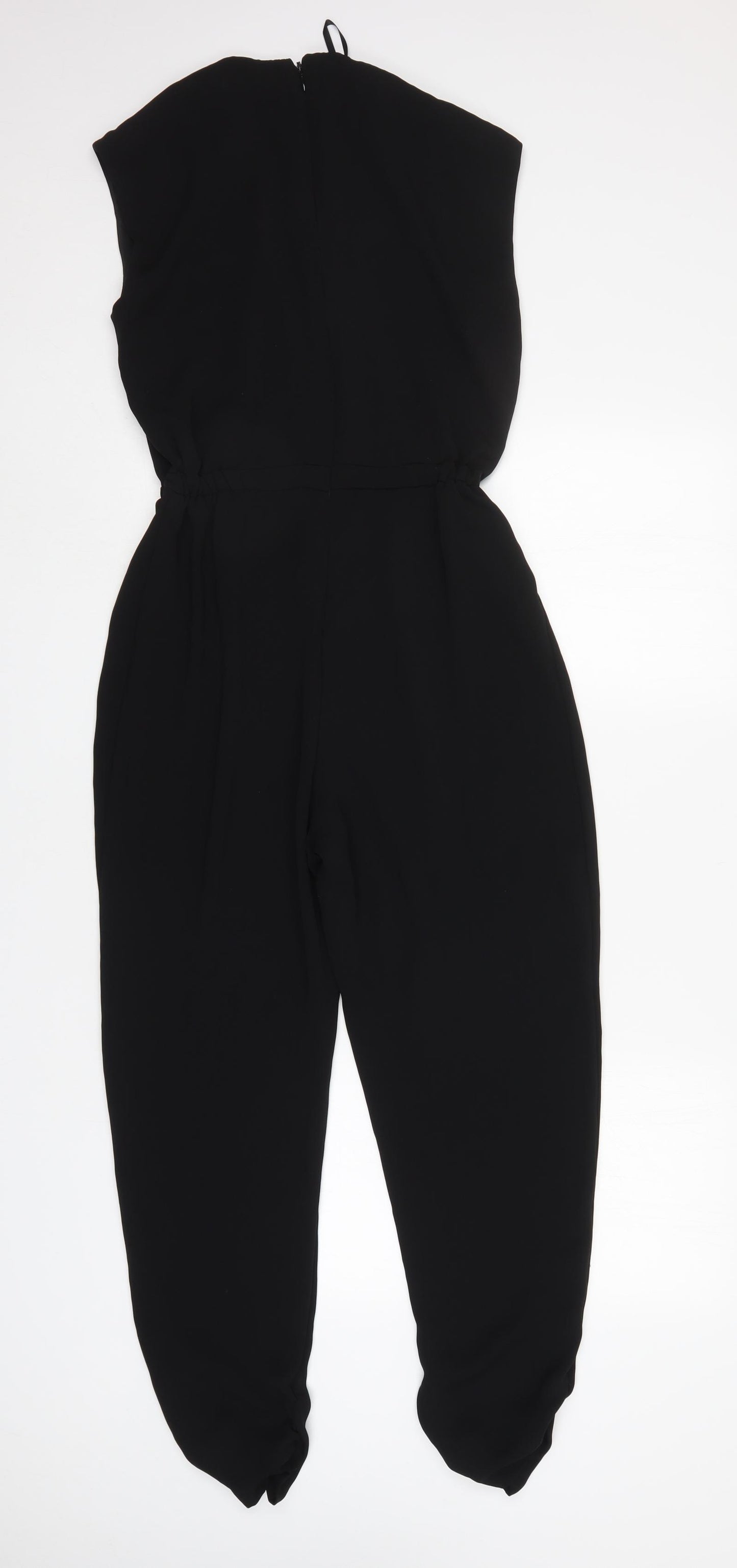River Island Womens Black  Polyester Jumpsuit One-Piece Size 10 L27 in