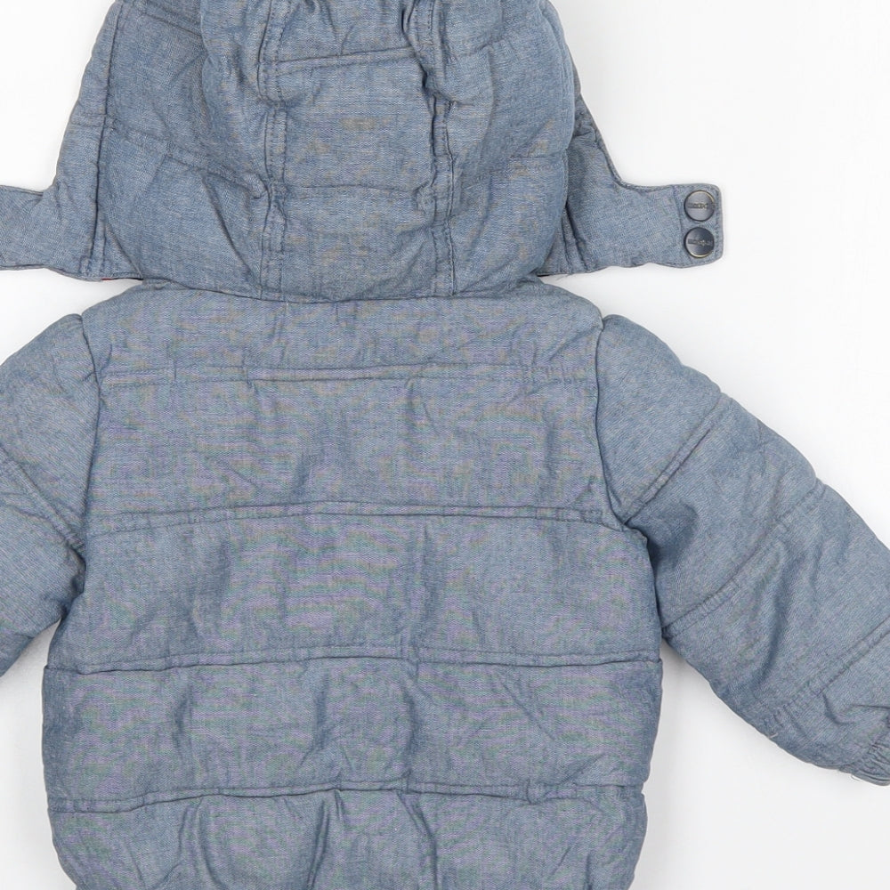 McKenzie Boys Blue   Rain Coat Coat Size 9-12 Months