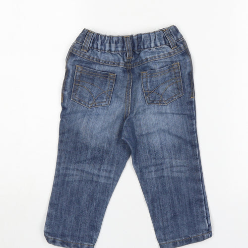 M&Co Boys Blue  Cotton  Jeans Size 12-18 Months