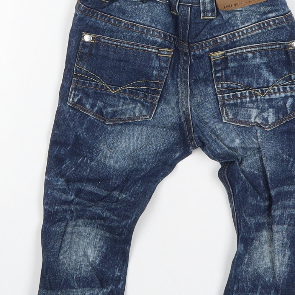 NEXT Boys Blue  Cotton  Jeans Size 9-12 Months