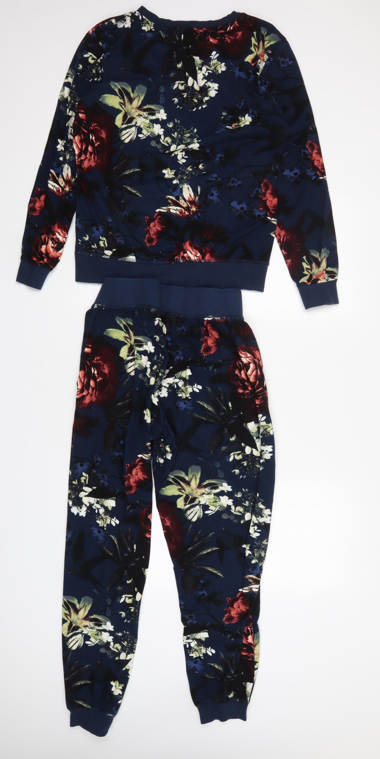 NEXT Womens Multicoloured Floral Polyester  Pyjama Set Size S