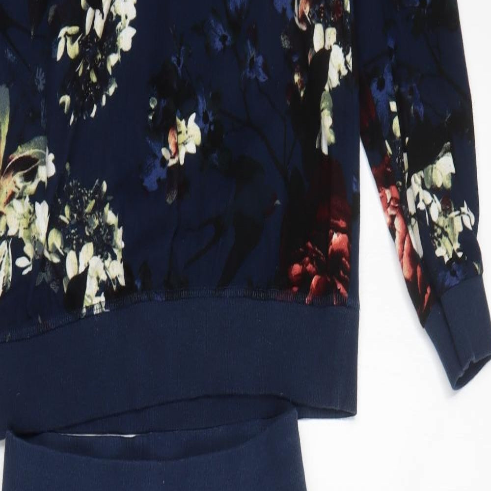 NEXT Womens Multicoloured Floral Polyester  Pyjama Set Size S