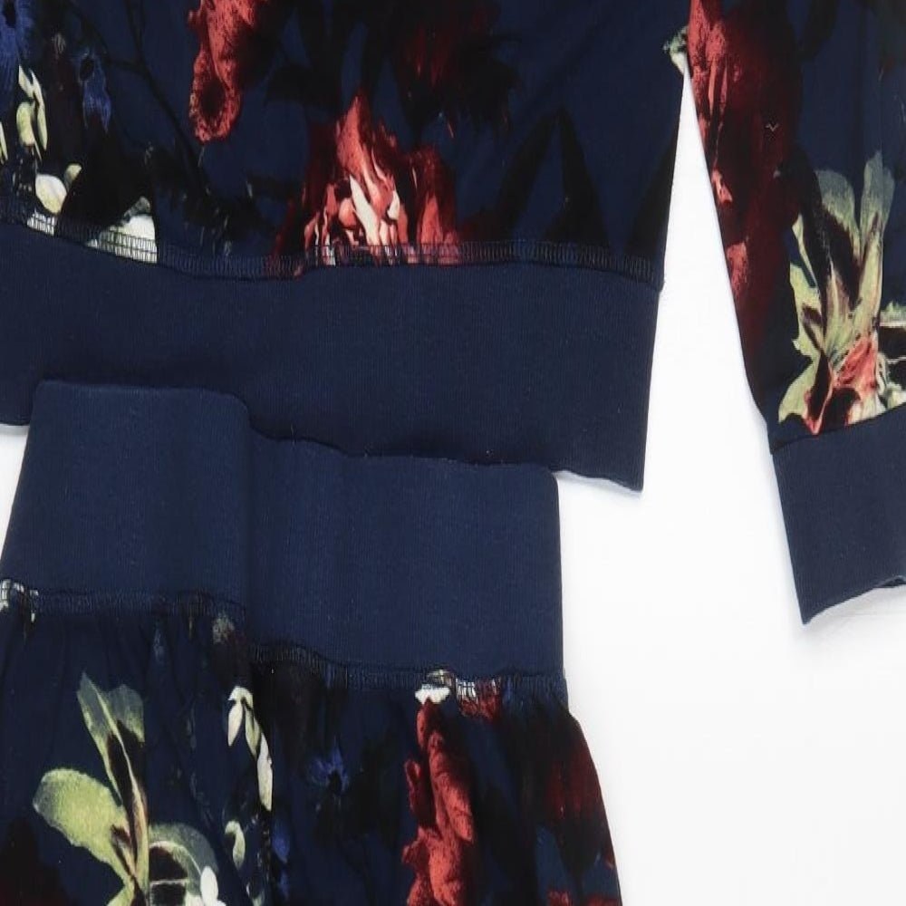 NEXT Womens Multicoloured Floral Polyester  Pyjama Set Size S