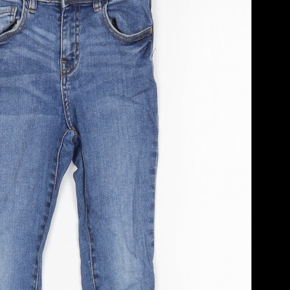 Denim Co Boys Blue  Cotton Skinny Jeans Size 5-6 Years  Regular