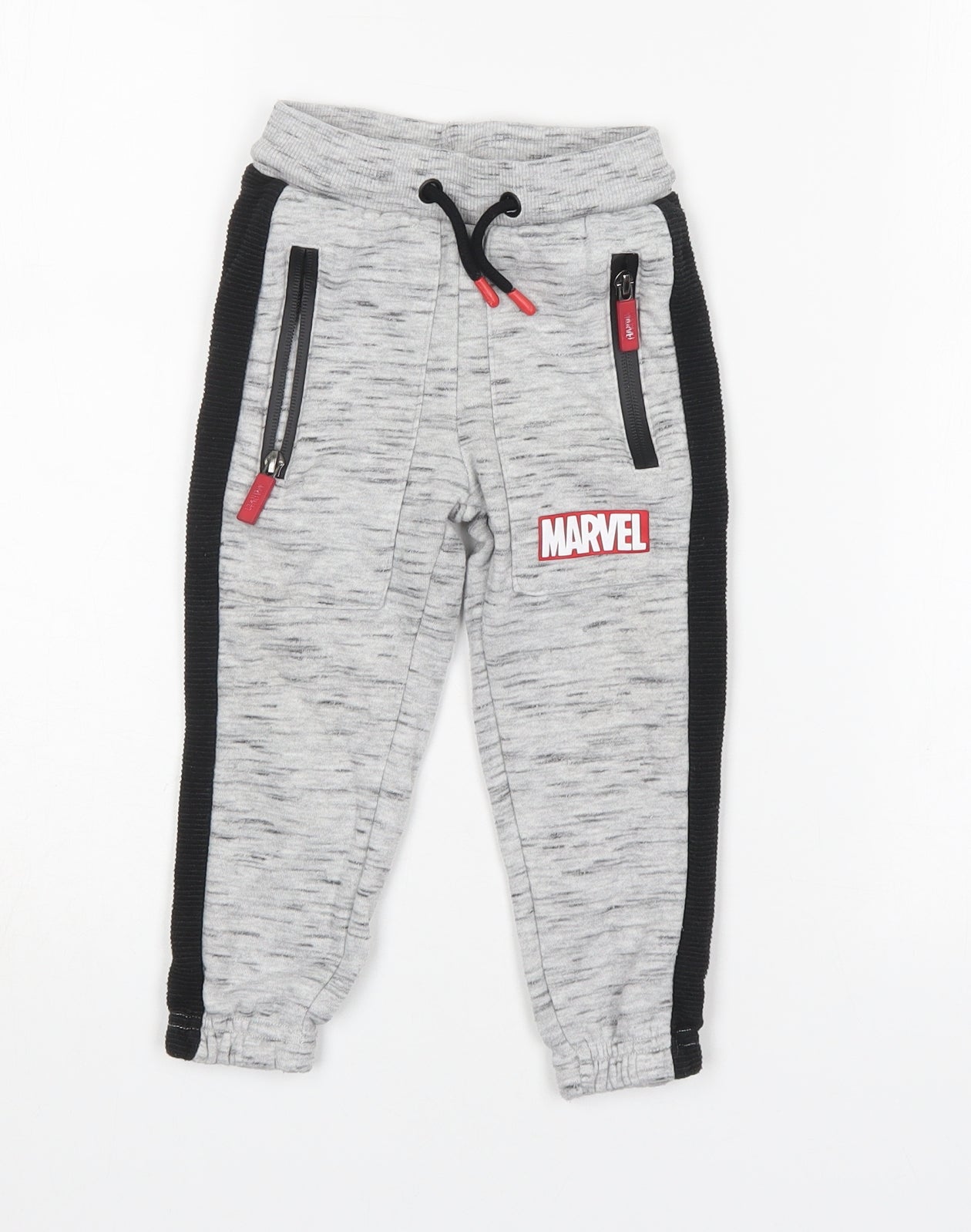 Primark  Boys Multicoloured  Cotton Sweatpants Trousers Size 18-24 Months   - Marvel
