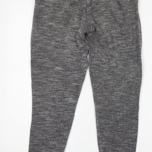 H&M Womens Grey  Cotton Sweatpants Trousers Size S L28 in Regular