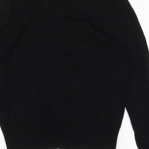 Kaleidoscope Womens Black Round Neck  Viscose Cardigan Jumper Size 14