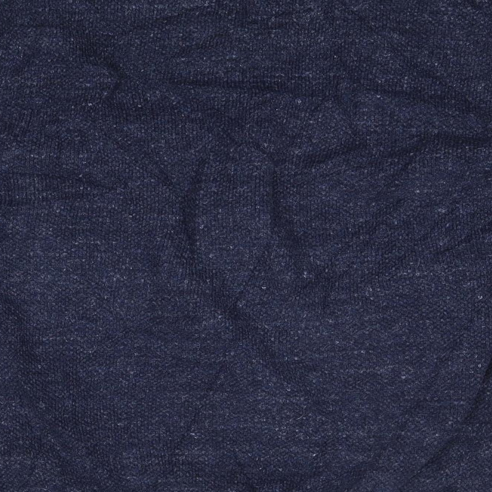 Gap Mens Blue V-Neck  Cotton Cardigan Jumper Size M