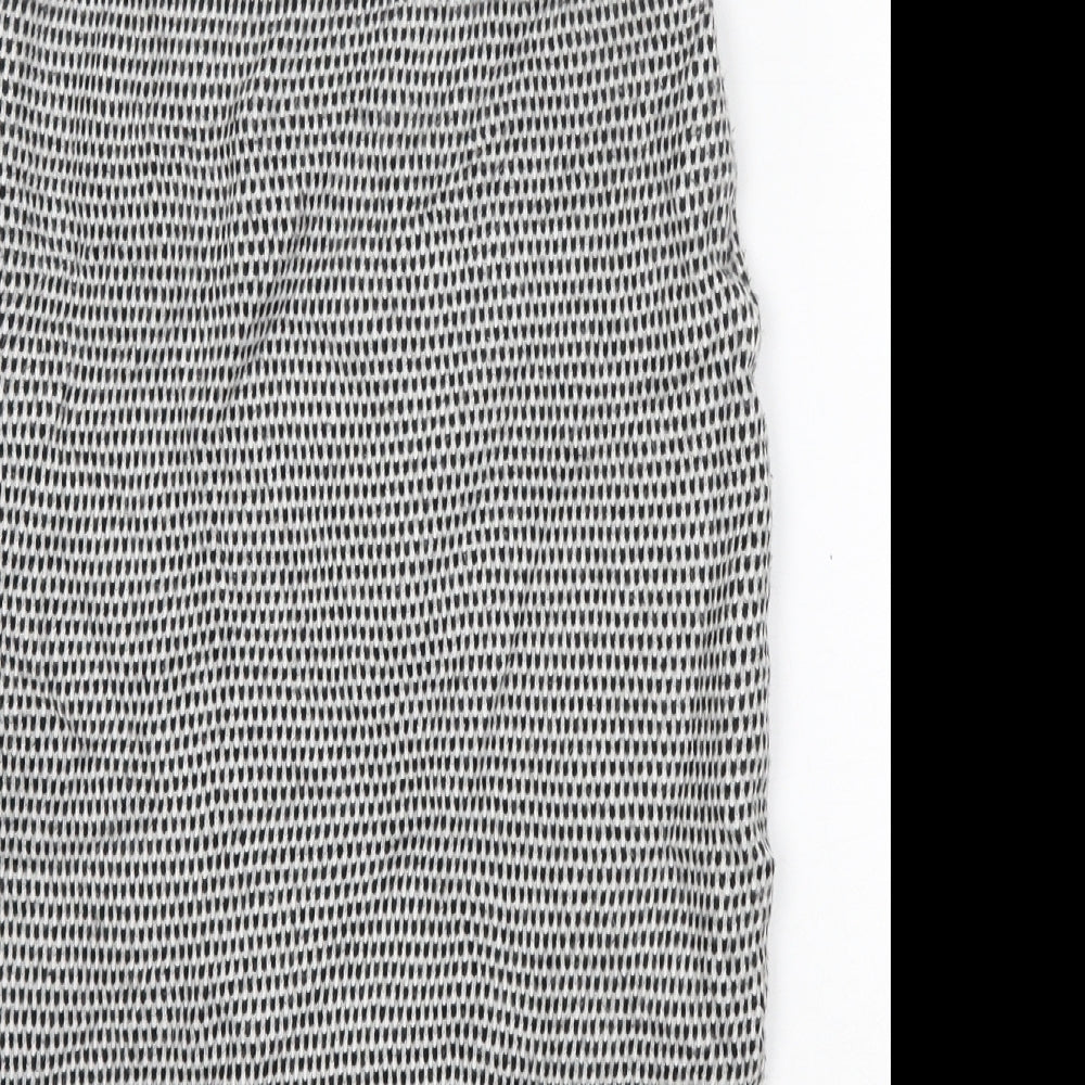 TU Womens Grey  Viscose Straight & Pencil Skirt Size 10