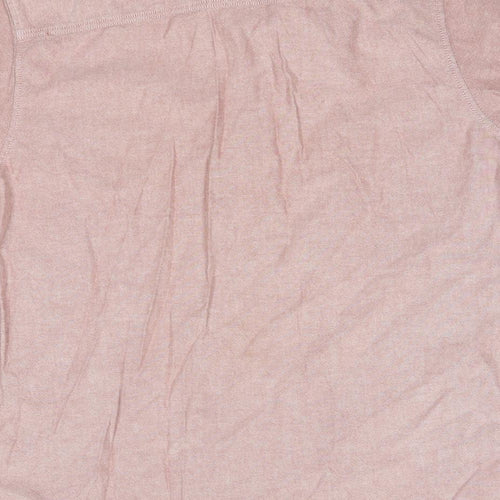 Topman Mens Pink  Cotton  Button-Up Size M Collared