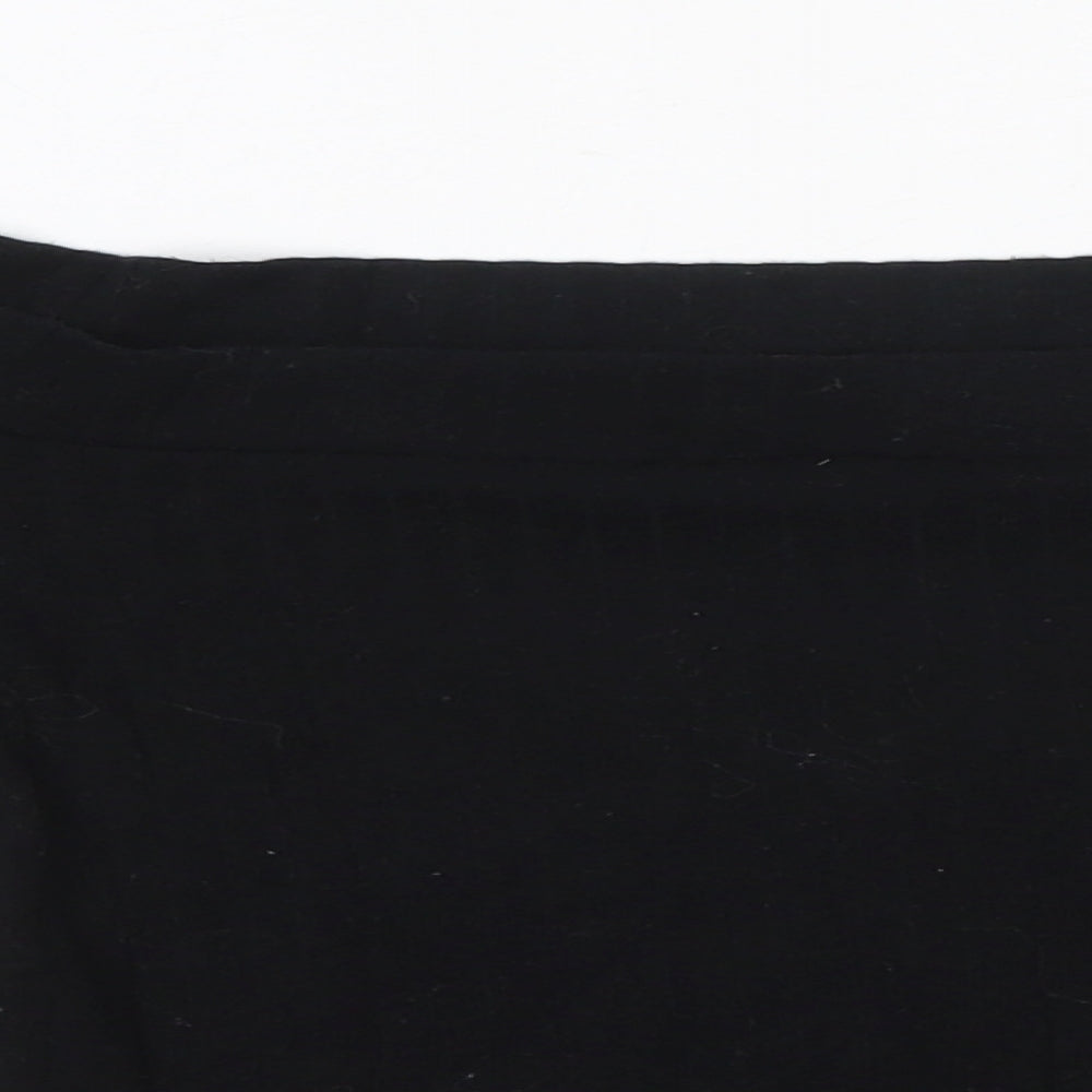 River Island Womens Black  Cotton Basic Blouse Size 8 Off the Shoulder