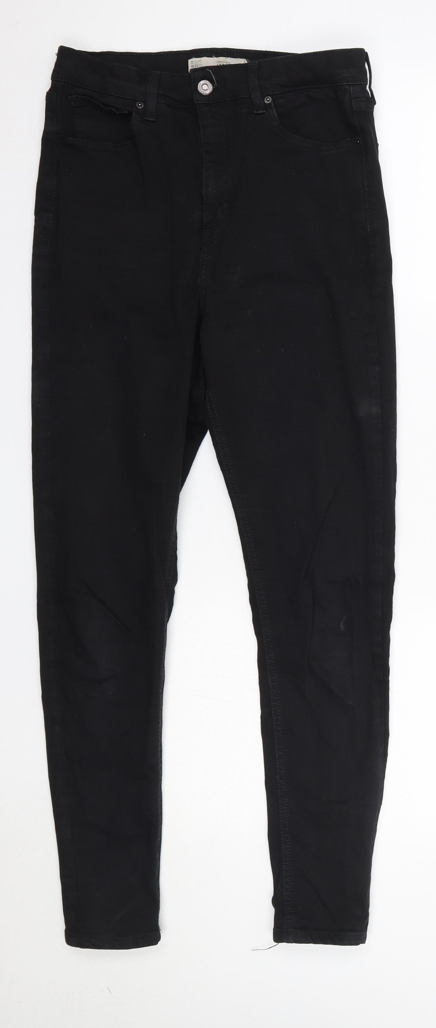 Jamie Womens Black  Polyester Skinny Jeans Size 30 in L32 in Regular