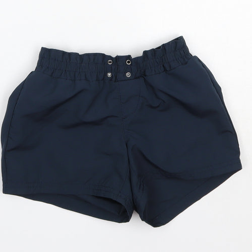 Lands' End Boys Blue  Polyester Sweat Shorts Size 6-7 Years  Regular