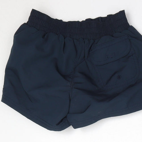 Lands' End Boys Blue  Polyester Sweat Shorts Size 6-7 Years  Regular