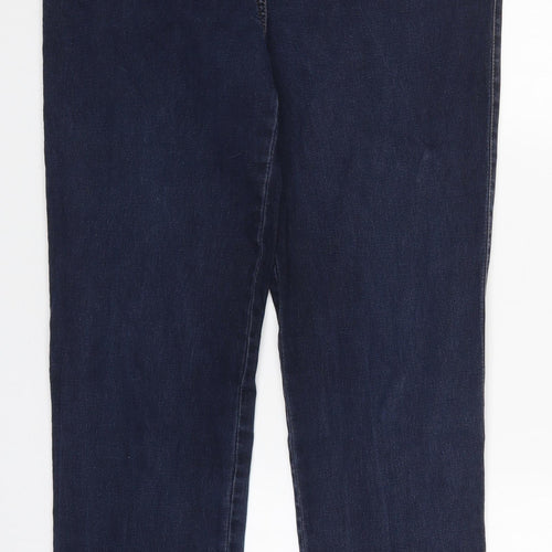 Marks and Spencer Womens Blue  Cotton Jegging Jeans Size 37 in L31 in Regular
