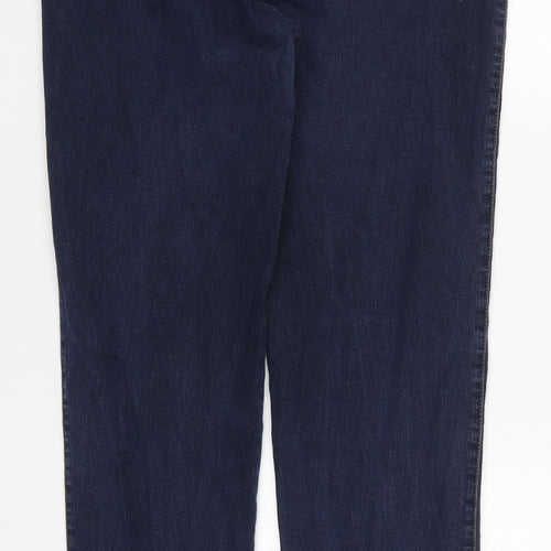 Marks and Spencer Womens Blue  Cotton Jegging Jeans Size 37 in L31 in Regular