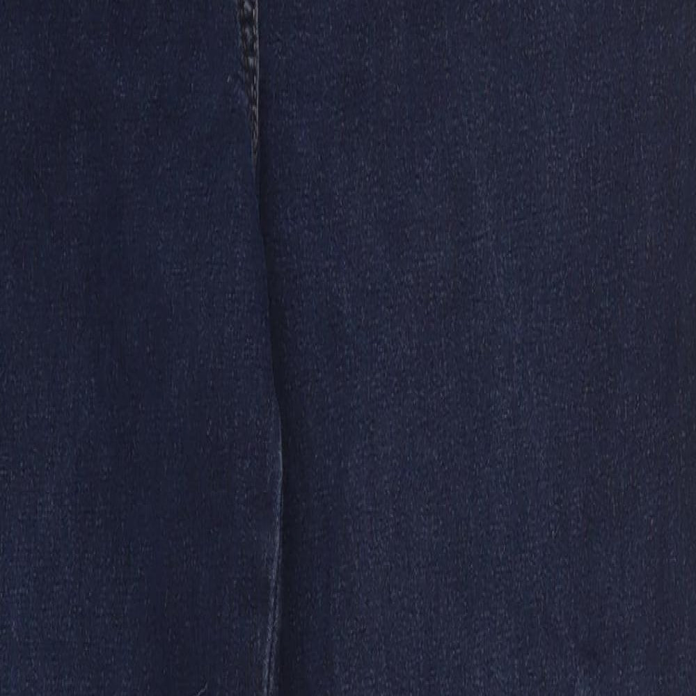 Marks and Spencer Womens Blue  Cotton Jegging Jeans Size 37 in L31 in Regular