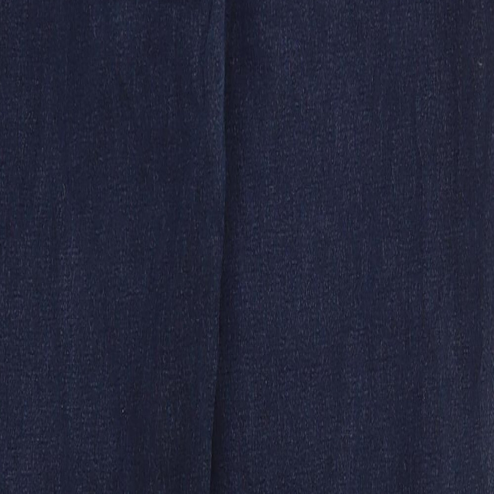 Marks and Spencer Womens Blue  Cotton Jegging Jeans Size 37 in L31 in Regular