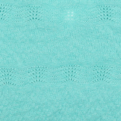 NEXT Womens Green Round Neck  Nylon Pullover Jumper Size L