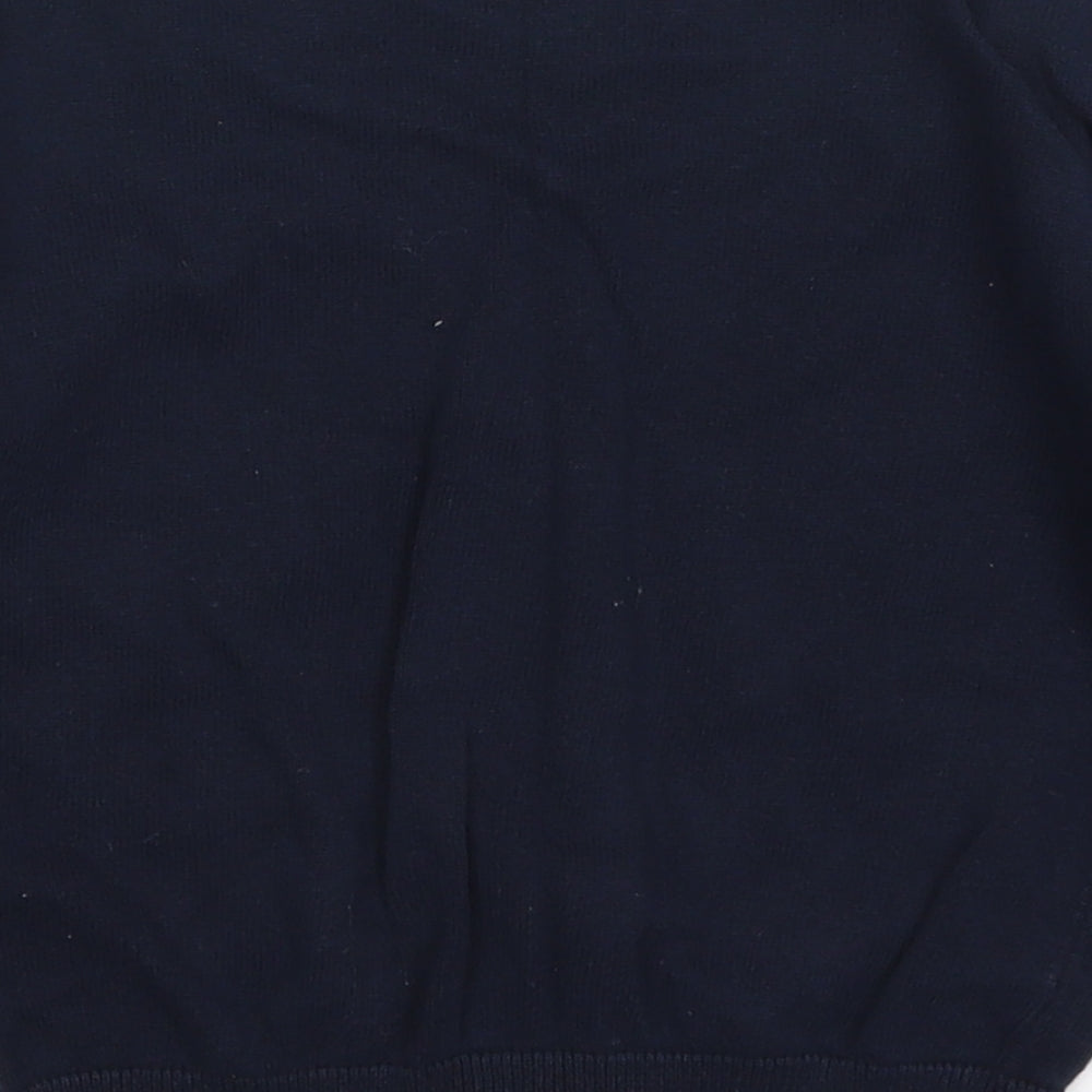 Studio Girls Blue V-Neck  Cotton Cardigan Jumper Size 4-5 Years  Button