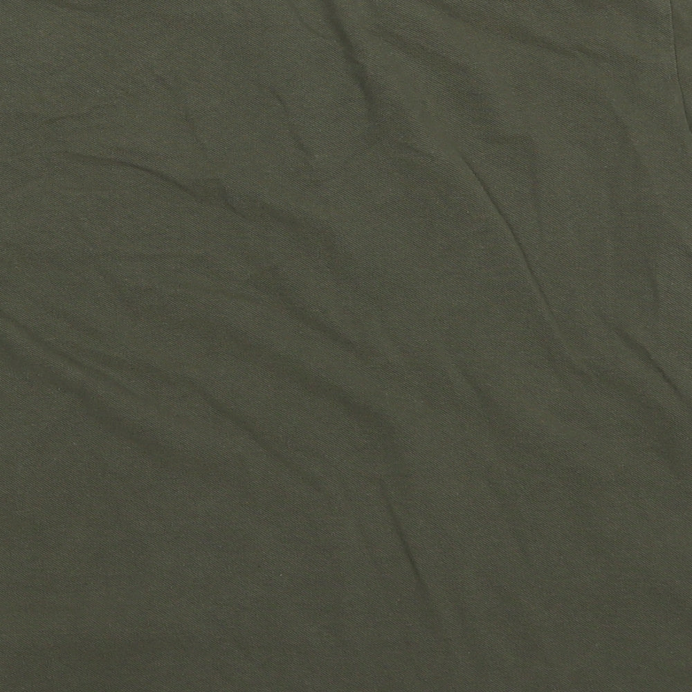 Max Boys Green  Cotton Basic Polo Size 13-14 Years Collared Pullover