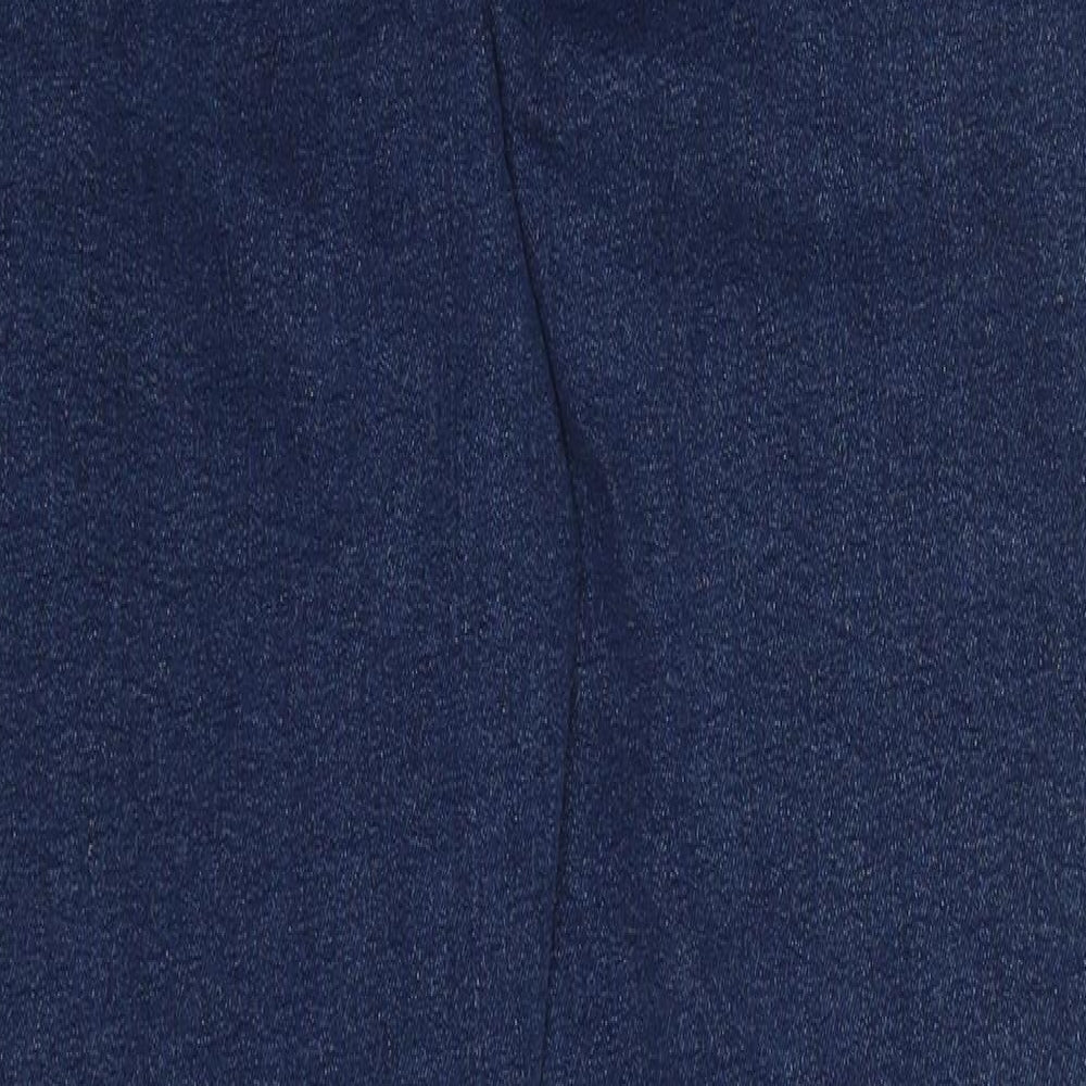 Denim Co Mens Blue  Cotton Straight Jeans Size 36 L34 in Regular Button