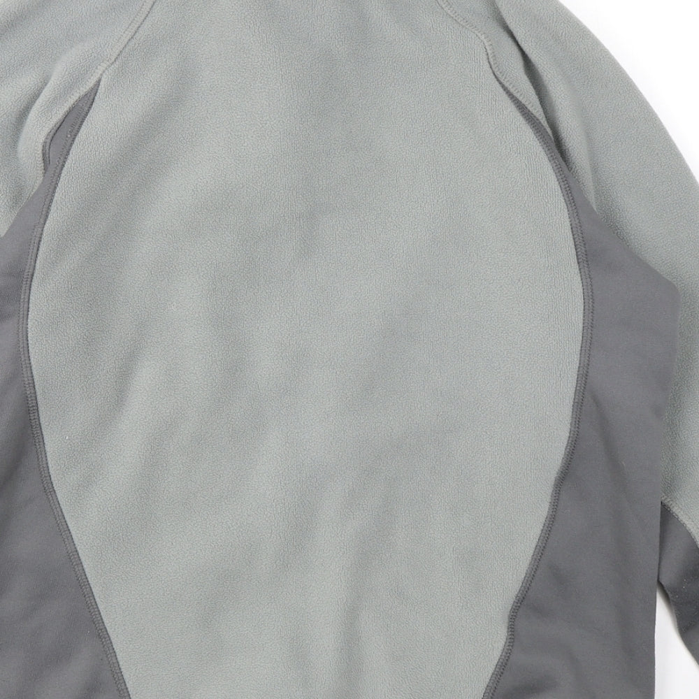 Montane Mens Grey  Polyester Full Zip Sweatshirt Size S   - Fleece Lined