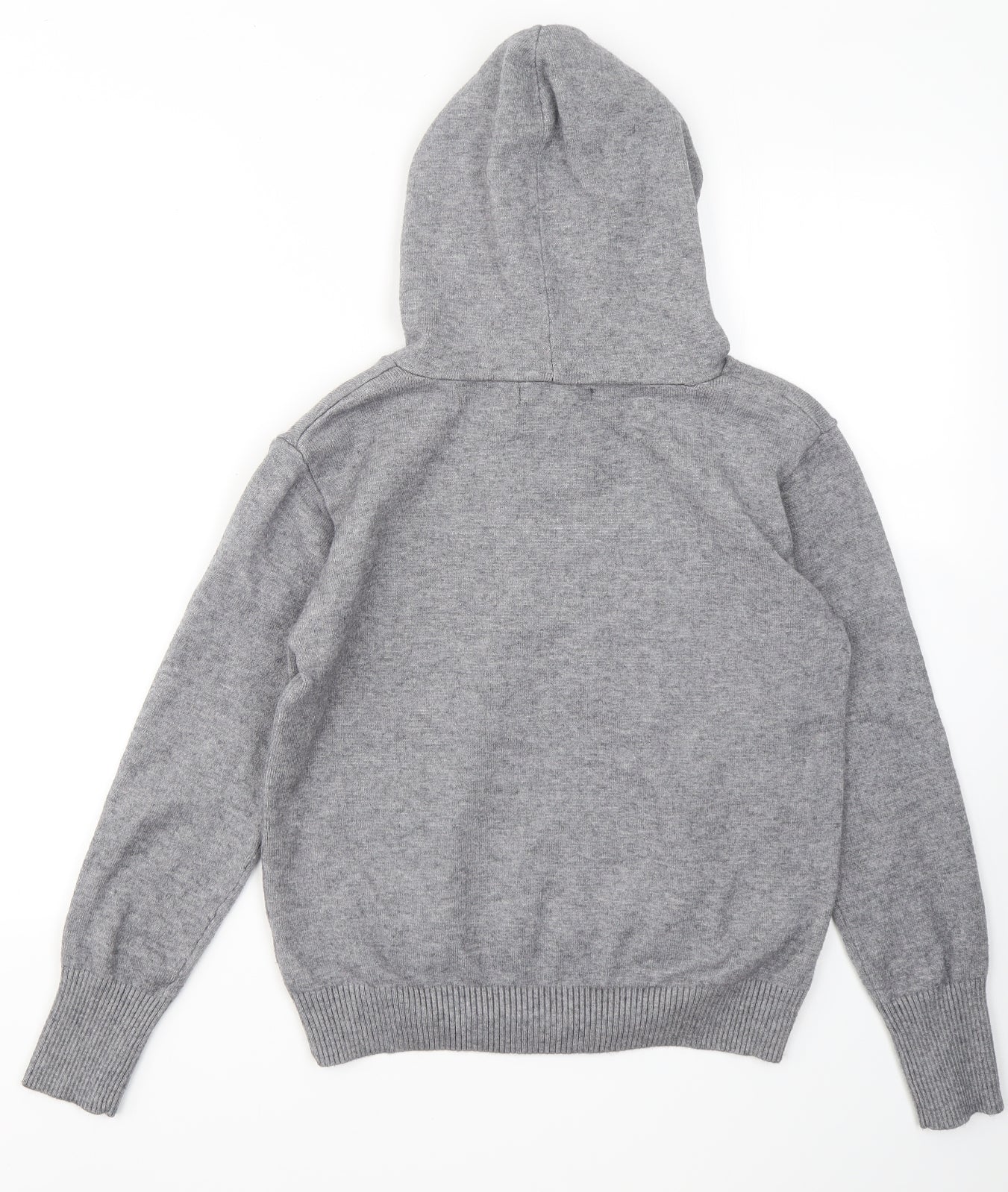 Primark Womens Grey  Viscose Pullover Hoodie Size S