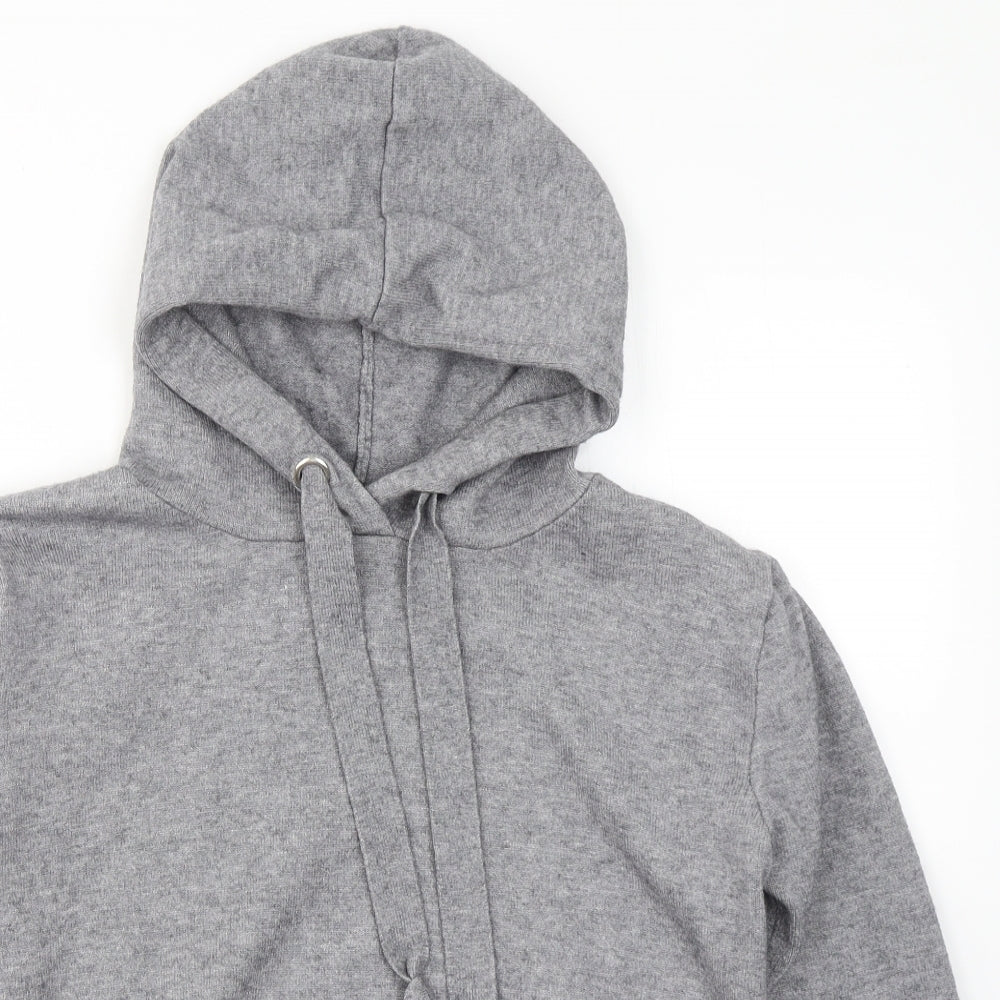 Primark Womens Grey  Viscose Pullover Hoodie Size S