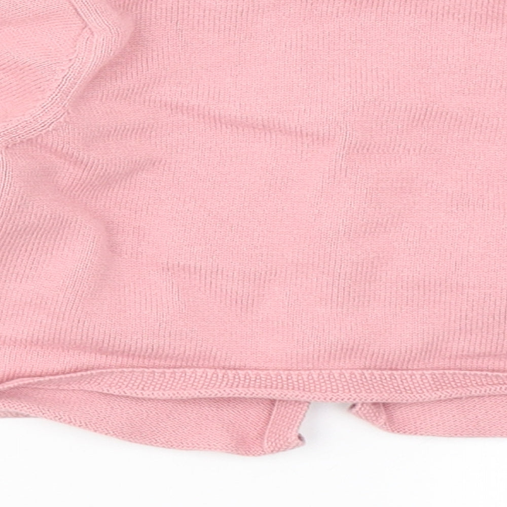 NEXT Girls Pink  Cotton Cardigan Jumper Size 18-24 Months  Button