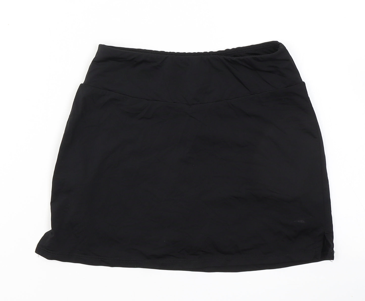 Slazenger Girls Black  Polyamide A-Line Skort Size 9-10 Years  Regular